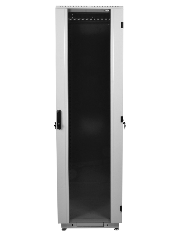 ЦМО ШТК-М-42.6.8-1ААА Шкаф телекоммуникационный напольный 42U (600x800), дверь стекло