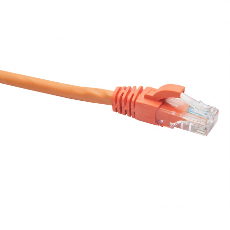 RJ45-RJ45 U/UTP Cat.5e LSZH нг(А)-HF (DR-181808), Патч-корд (коммутационный шнур), 1.5м, оранжевый