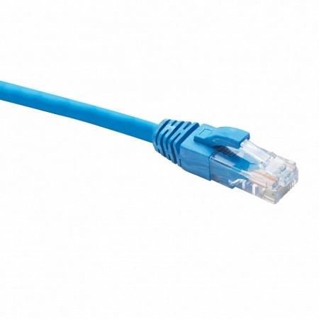 RJ45-RJ45 U/UTP Cat.5e LSZH нг(А)-HF (DR-181511), Патч-корд (коммутационный шнур), 3м, синий