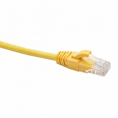 DATAREX RJ45-RJ45 U/UTP Cat.5e LSZH нг(А)-HF (DR-181409) Патч-корд (коммутационный шнур) 2м, желтый