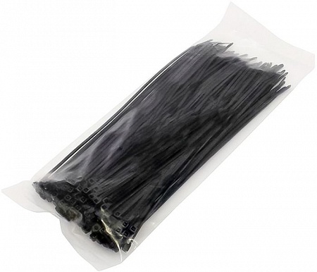 Cieffeplast Хомут-стяжка nylon 140х3.6мм, черный, в упак. 100шт, Cieffeplast