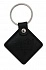 VIZIT - RF2.2 BLACK Ключ RF (RFID брелок EM - Marine), кожаный брелок с тиснением логотипа, черный